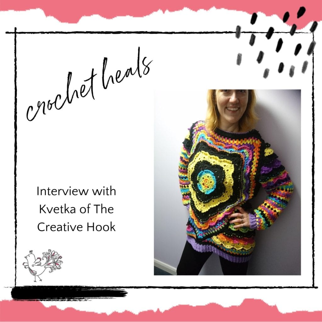 crochet heals interview with kvetka of the creative hook