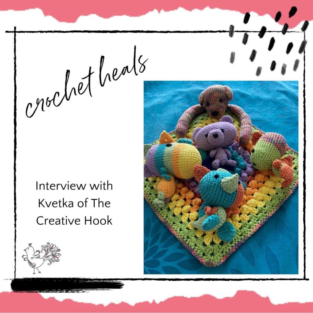 crochet heals kvetka of the creative hook