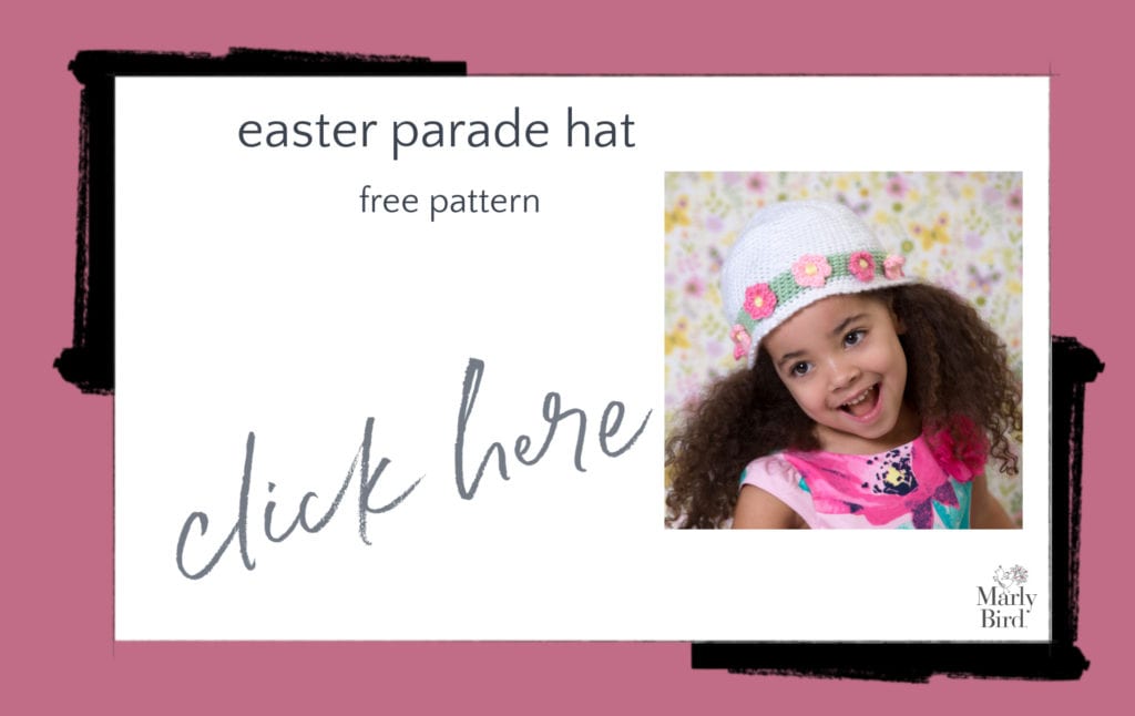 Easter Parade Hat Free Crochet Pattern