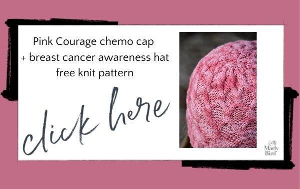 Pink courage chemo cap knit pattern 