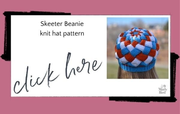 knit beanie hat pattern