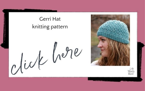 knit spring hat pattern