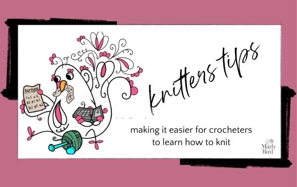 knitters tip for crocheters