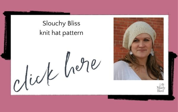 slouch knit hat pattern