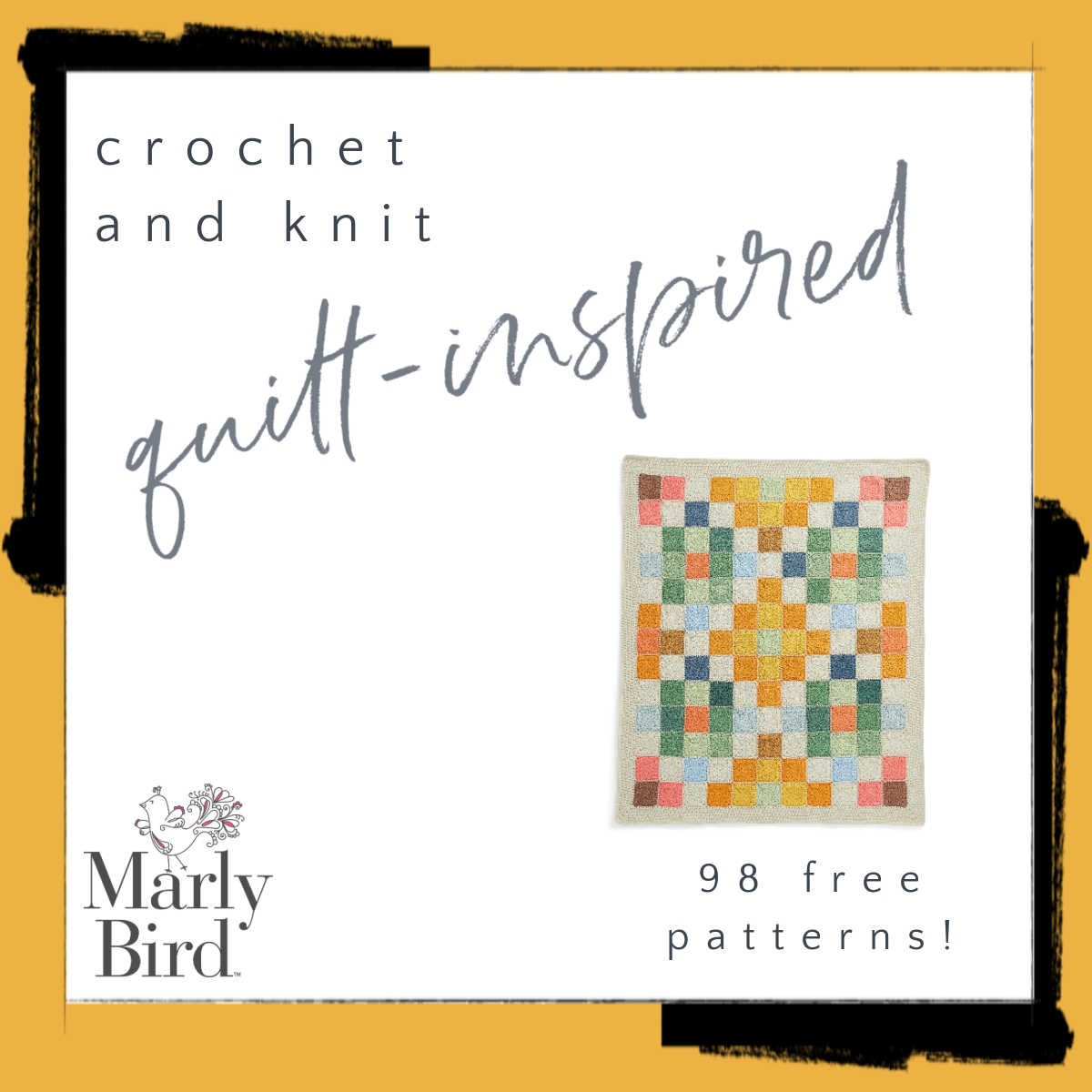 34 Free Applique Patterns to Crochet and Knit