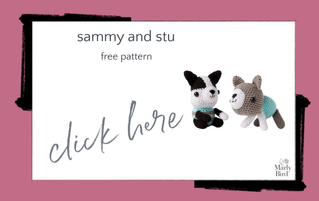 Sammy and Stu Crochet Puppy Free Crochet Pattern