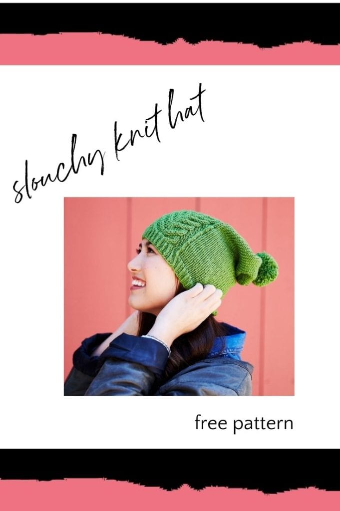 slouchy knit hat