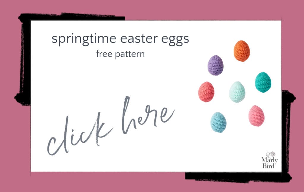 Springtime Easter Eggs Free Crochet Pattern