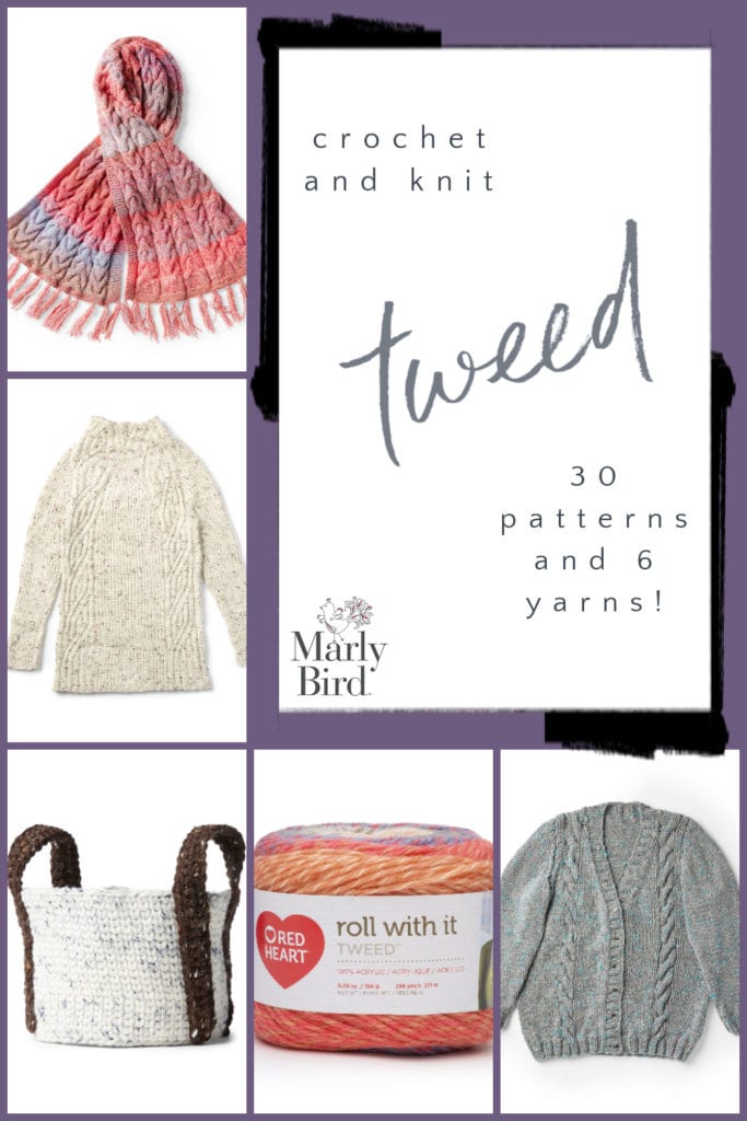 6 Tweed Yarns and 30 Tweed Projects to Knit and Crochet