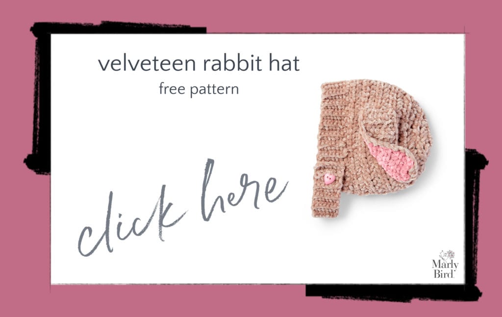 Crochet Velveteen Rabbit Hat Free Crochet Pattern
