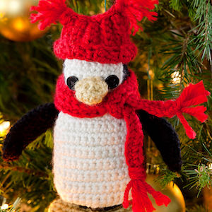 Little Penguin Ornament Free Crochet Pattern
