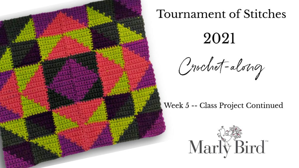 TOS Crochet Throw - Digital Pillow Pattern - Marly Bird 