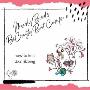 how to knit 2x2 ribbing