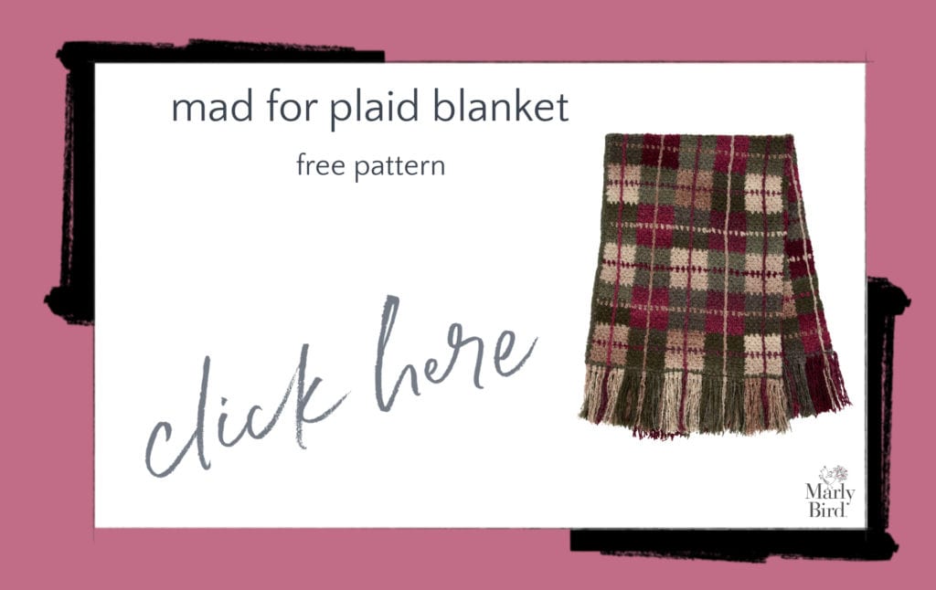 Mad for Plaid Blanket Free Crochet Pattern