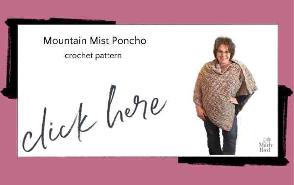 timeless crochet garments: mountain mist poncho
