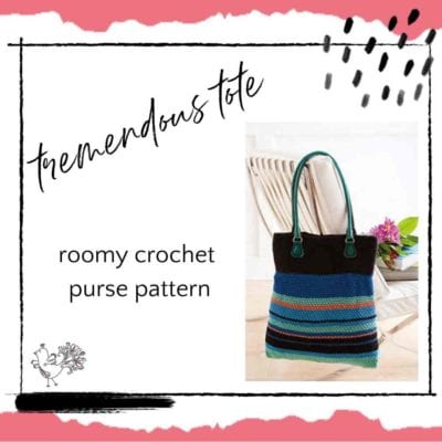 Get Ready for the Beach (or Farmer’s Market, Library, or Travel) with this Roomy Crochet Purse Pattern