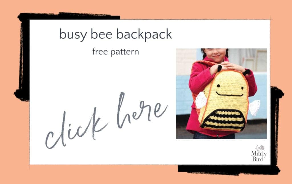 Busy Bee Backpack Free Crochet Pattern