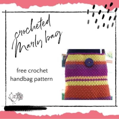 Double-Stranded Seed Stitch Crochet Purse Free Pattern