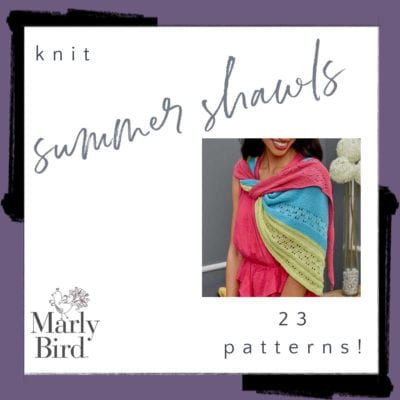 23 Free Knit Summer Shawls Patterns