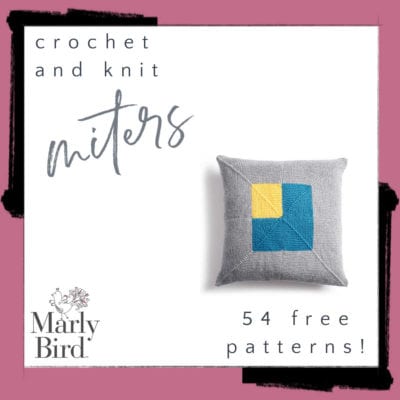 54 Free Mitered Patterns to Knit and Crochet