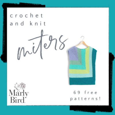 69 Free Mitered Patterns to Knit and Crochet