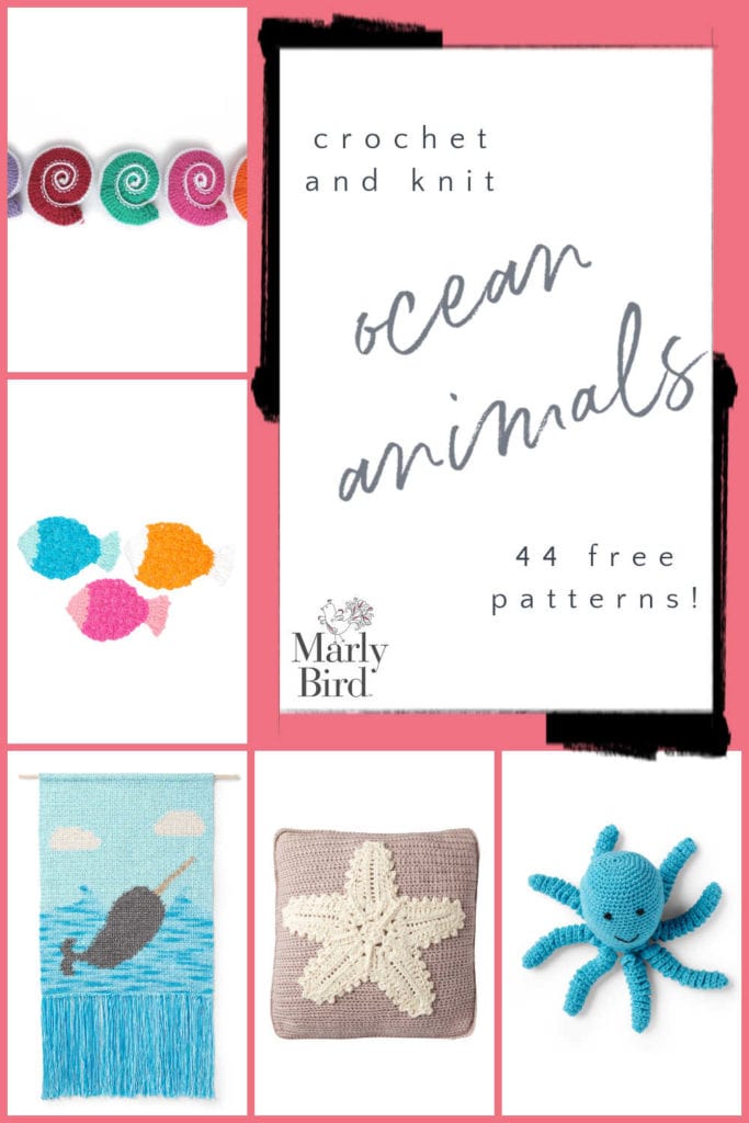 44 Free Ocean Animal Projects to Crochet and Knit