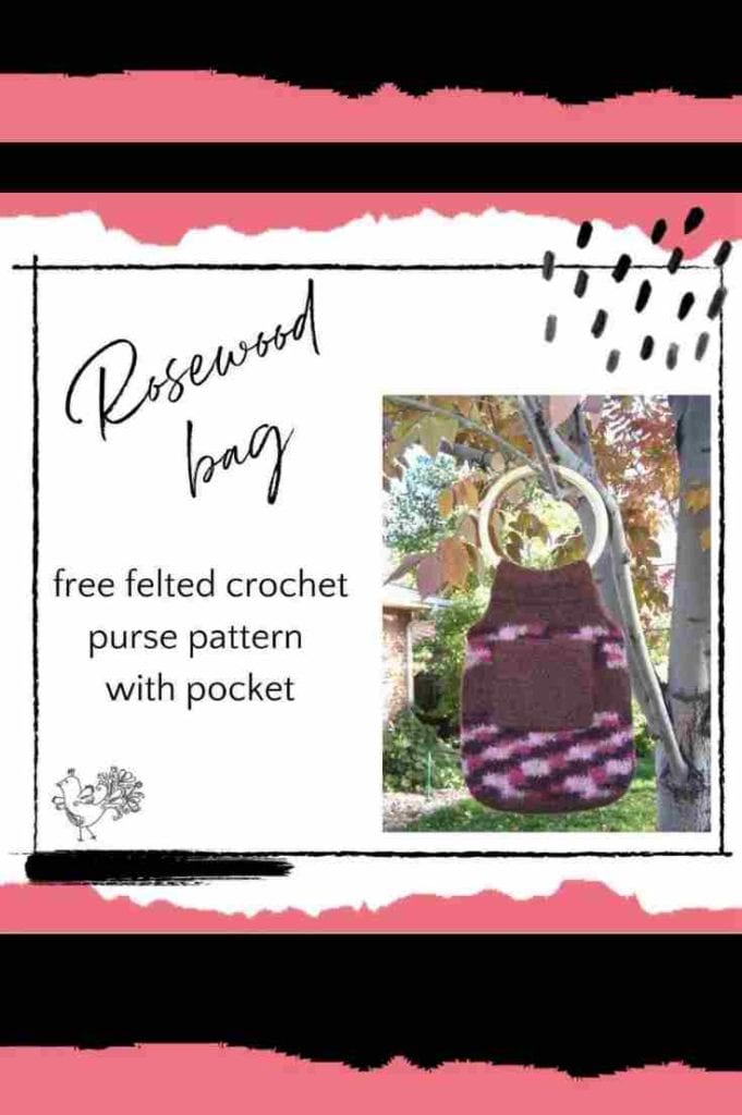 reversible felted crochet purse pattern