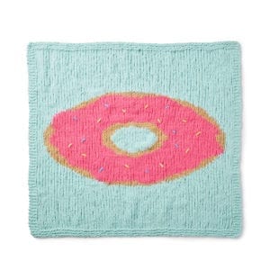 Knit Donut Blanket Free Knitting Pattern