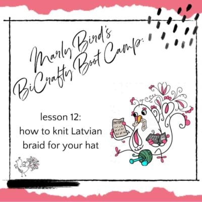Knit Braids: Adding to Your BiCrafty Knit Hat (Knitting Lessons for Crocheters, Lesson 12)