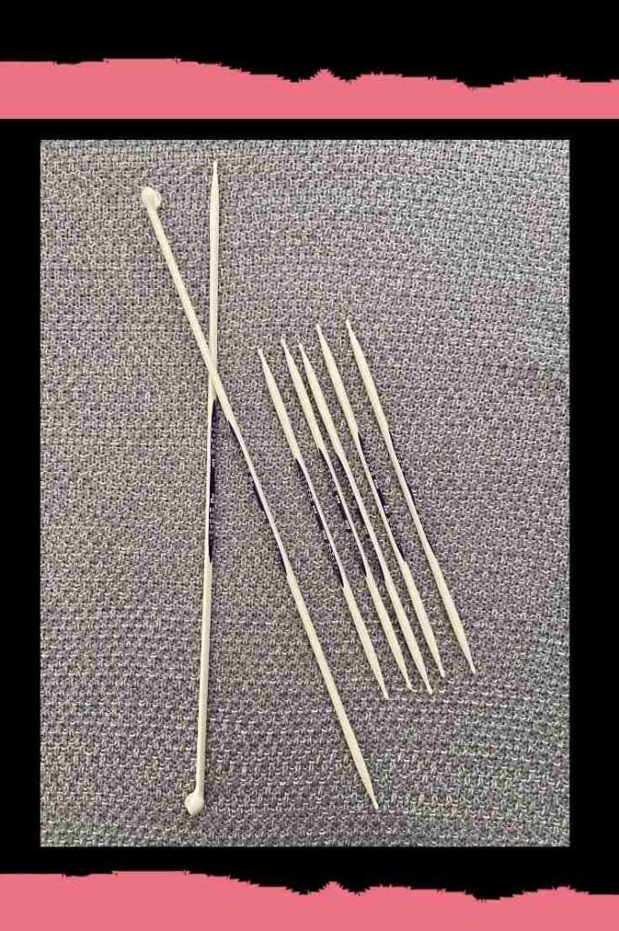 Prym single and double point knitting needles