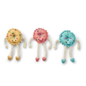 Sweet Knit Donut Toy Free Knitting Pattern