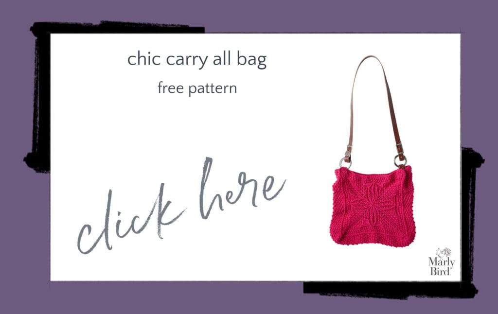 Chic Carry All Bag Free Crochet Pattern
