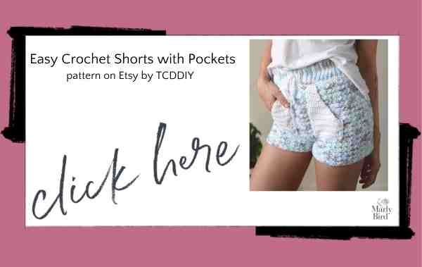 Easy Crochet Shorts Pattern with Pockets