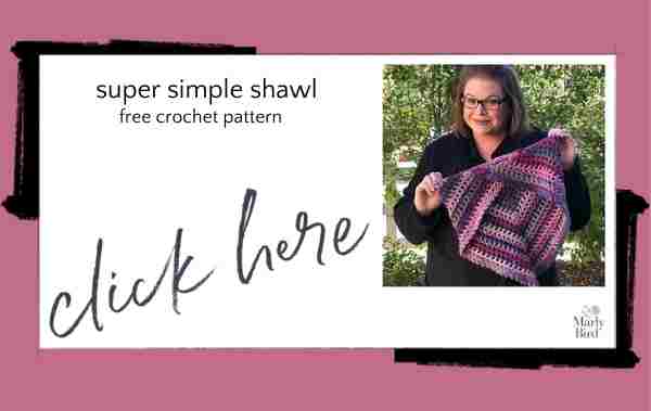 easy free crochet shawl pattern