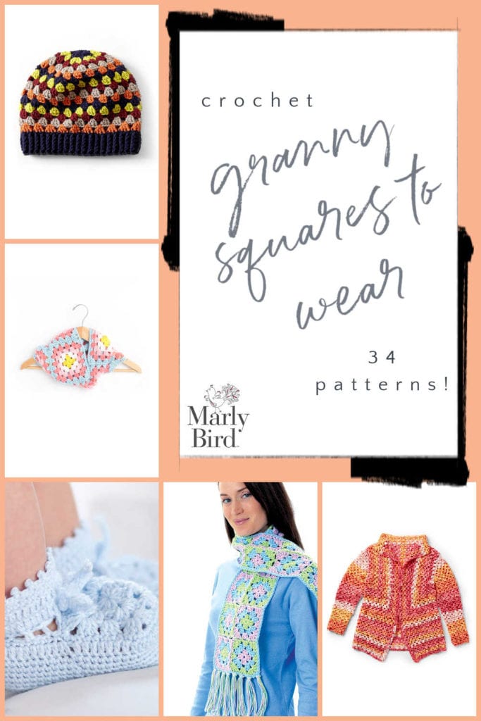 Granny Squares to Wear 34 Free Crochet Patterns
