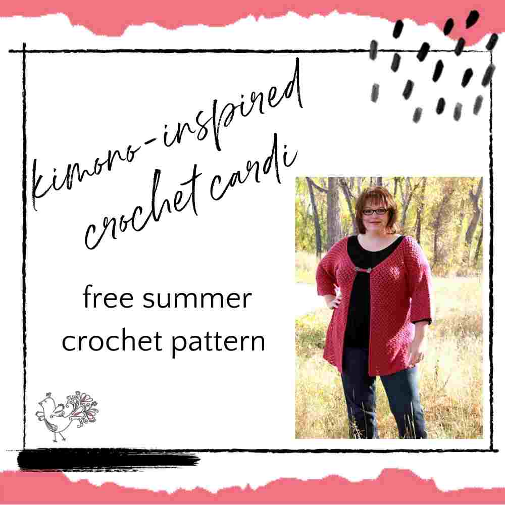 kimono-inspired crochet cardigan free pattern - Marly Bird