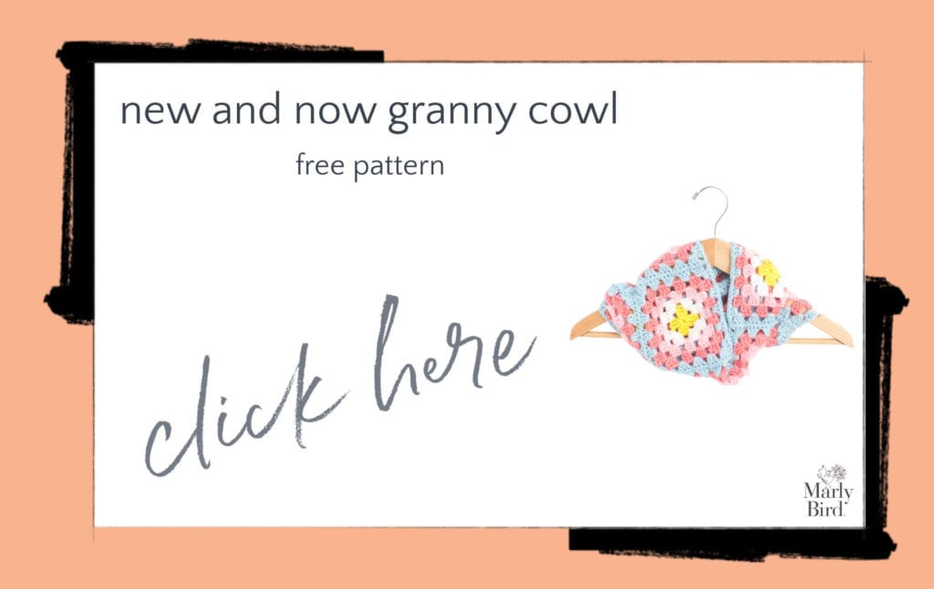New and Now Granny Cowl Free Crochet Pattern