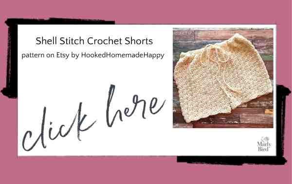 shell stitch crochet shorts pattern