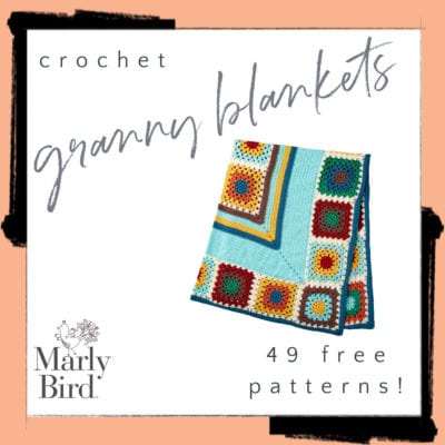 Granny Square Blankets | 49 Free Crochet Patterns