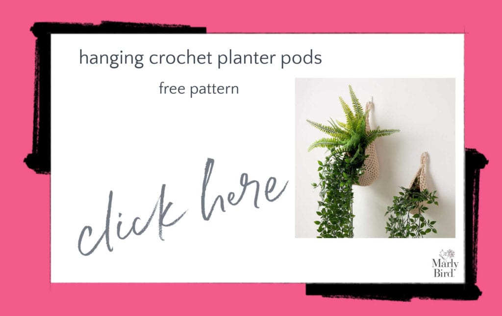 Hanging Crochet Planter Pods Free Crochet Pattern