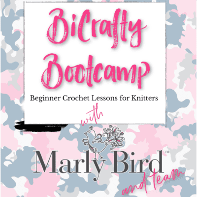 How to Crochet in Spaces and Stitches to Make Shells and Granny Stitch (BiCrafty Bootcamp: Beginner Crochet Lessons for Knitters: Lesson 3)