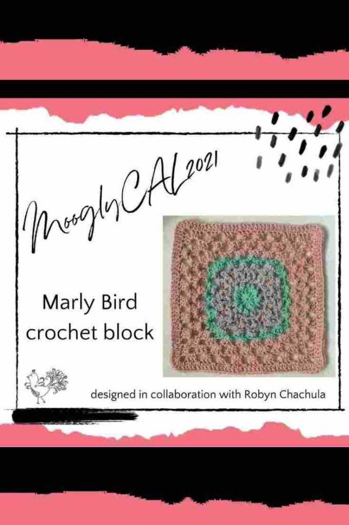 MooglyCal2021 Marly Bird Crochet Square Pattern