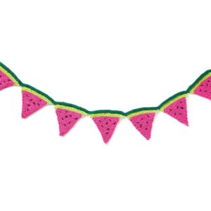 One in a Melon Knit Bunting Free Knitting Pattern