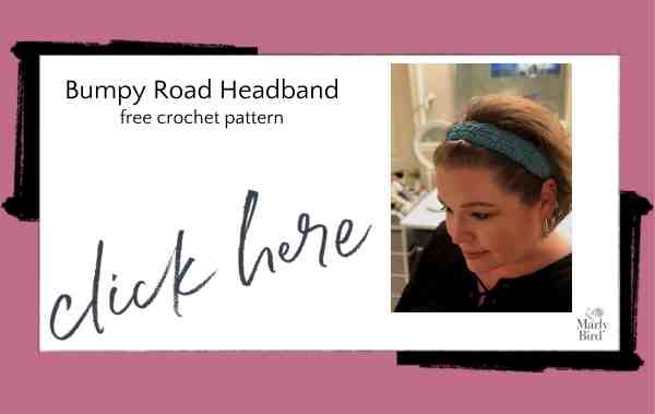 Bumby Road Headband - Free Crochet Digital Pattern - Marly Bird 