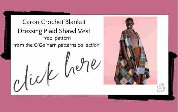 crochet plaid shawl vest free pattern