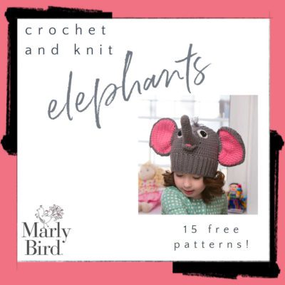 15 Free Knit and Crochet Elephant Projects