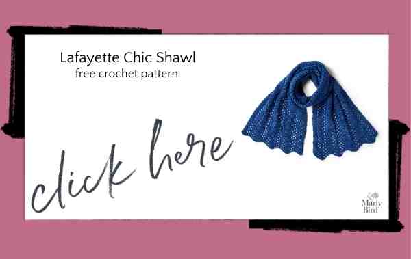 crochet shawl free pattern by Marly Bird