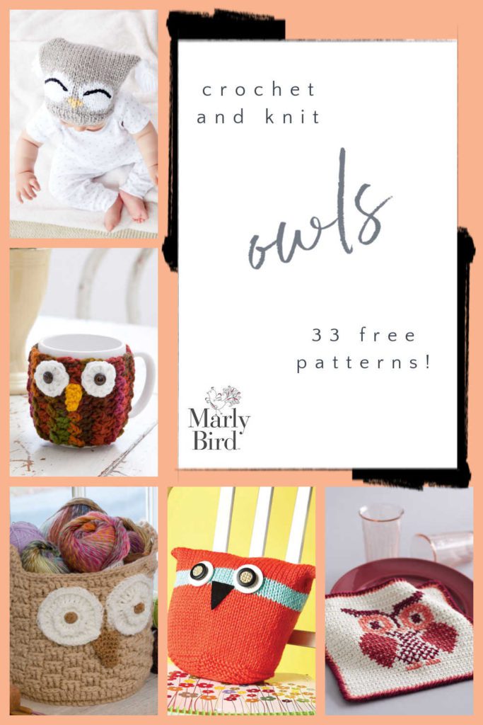33 Knit and Crochet Owl Projects