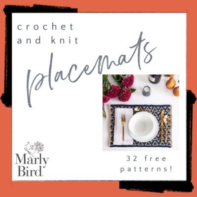 32 Free Knit and Crochet Placemats Patterns
