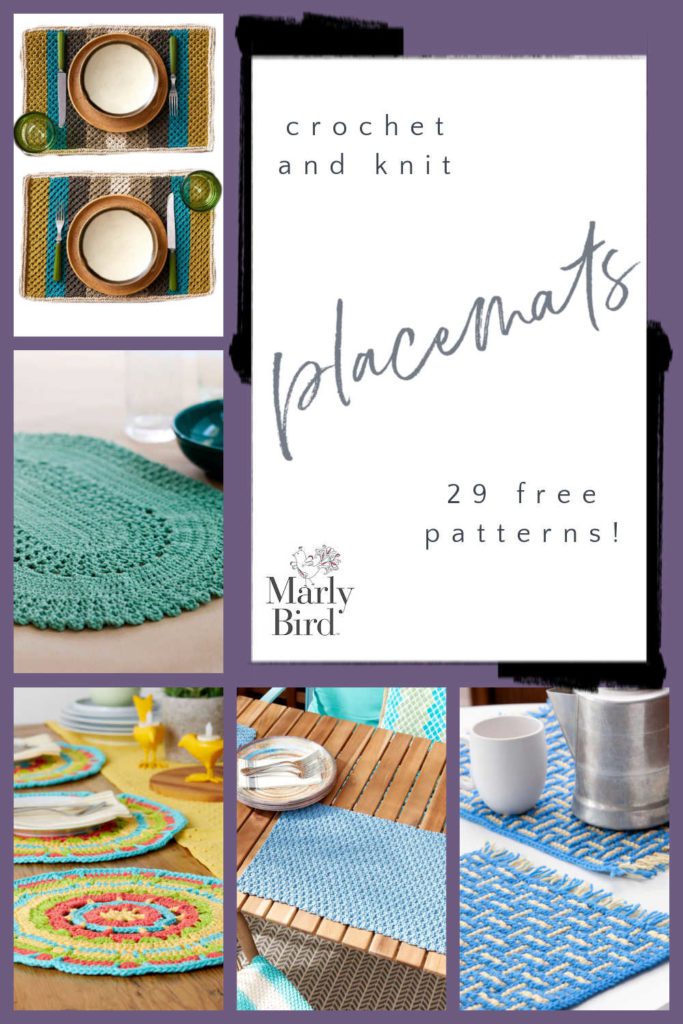29 Free Knit and Crochet Placemats